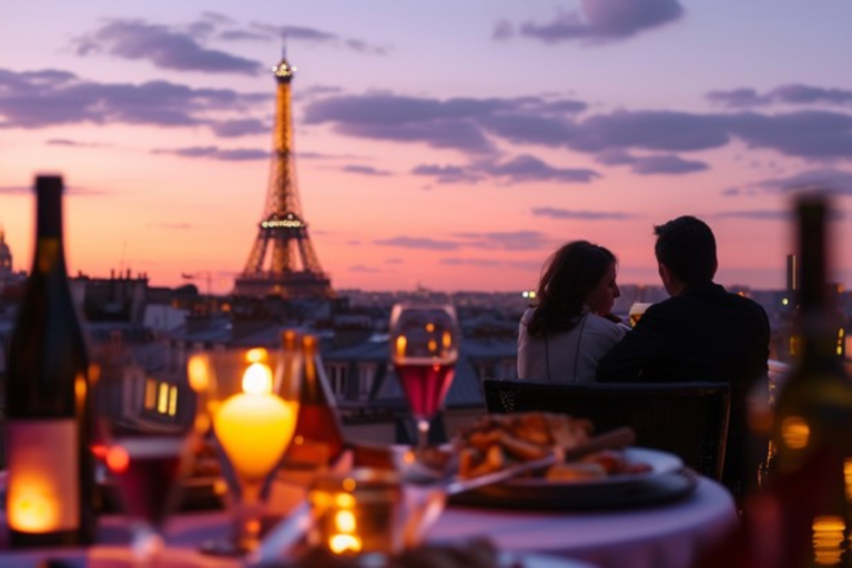 A Romantic Evening At The Eiffel Tower