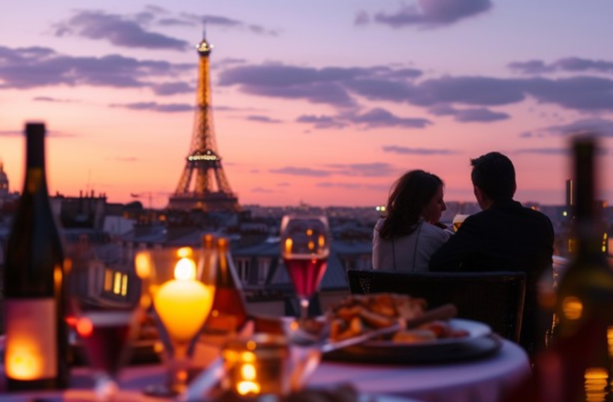 A Romantic Evening At The Eiffel Tower